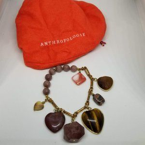 Anthropologie Mix Stone Stretch Elastic Beaded Bracelet | Bracelets | Jewelry